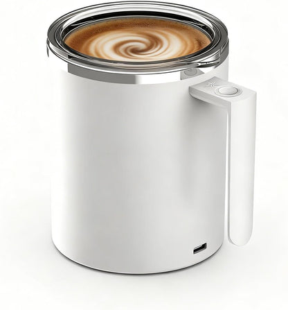 Rechargeable Self Stirring Mug, Self Stirring Coffee Mug Auto Magnetic Mug Magnetic Stirring Cup Rotating Home Office Travel Electric Stirring Mug Suitable for Coffee/Milk/Hot Chocolate